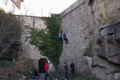 Aufstieg am Seil üben