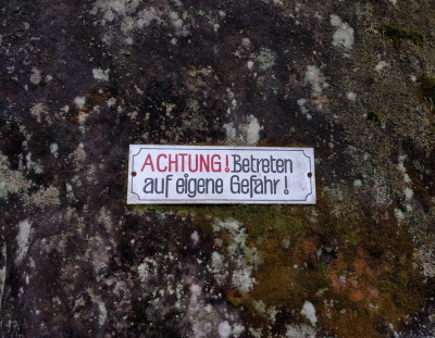 Höhlentour im Elbsandstein-Gebirge